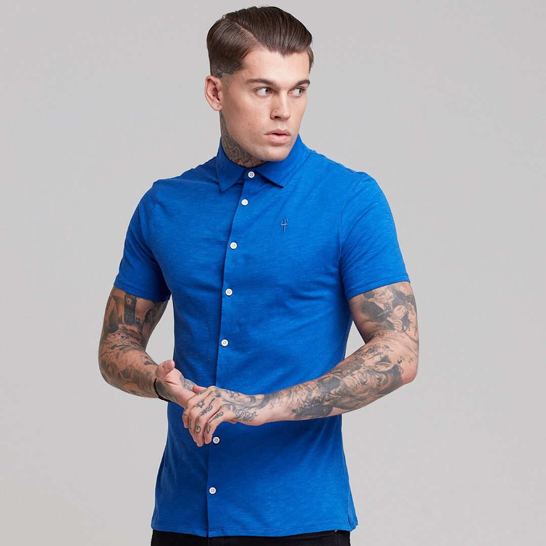 Royal Blue Jersey Short Sleeve - FSH013 (LAST CHANCE)