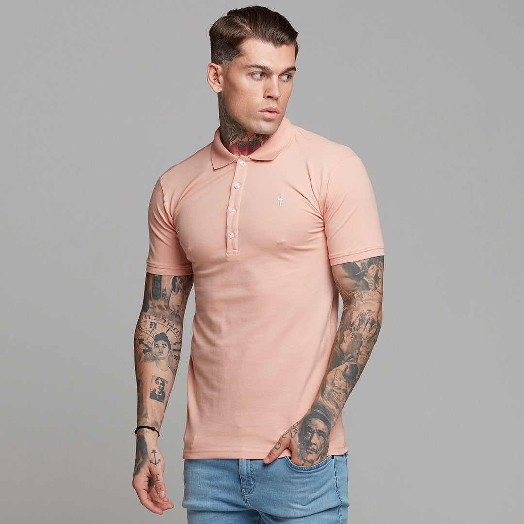 Classic Peach Polo Shirt - FSH244