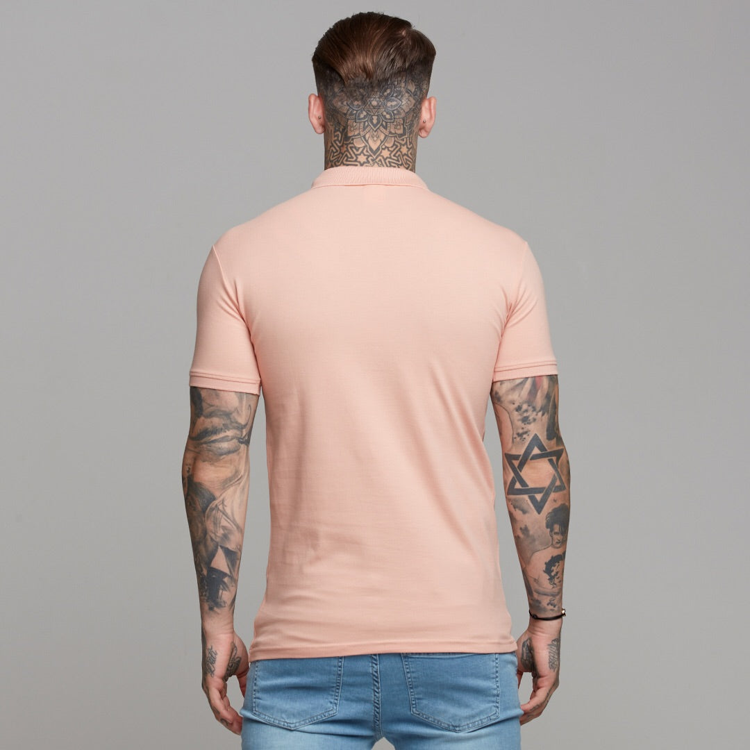Classic Peach Polo Shirt - FSH244