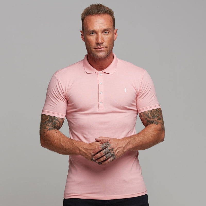 Father Sons Classic Rose Pink Polo Shirt - FSH246