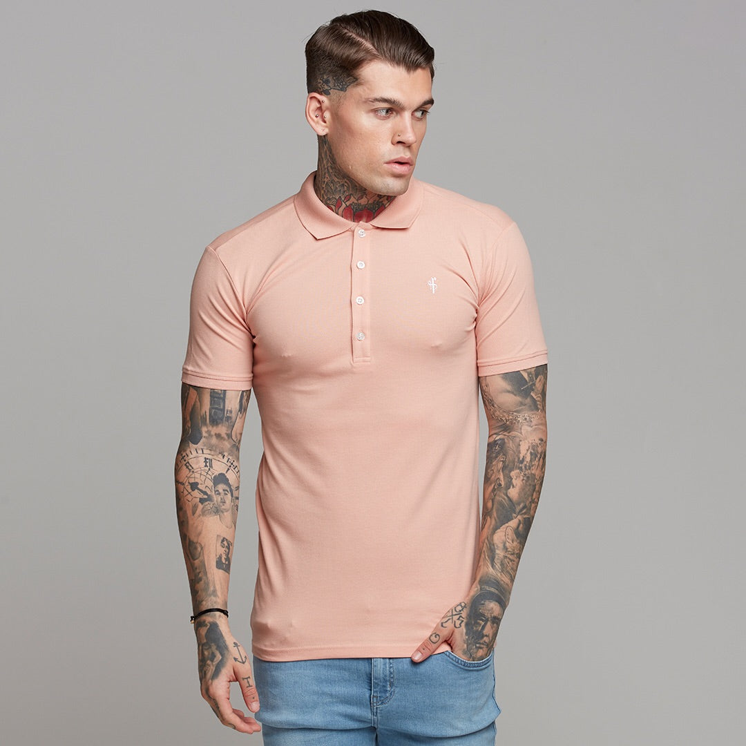 Classic Peach Polo Shirt - FSH244