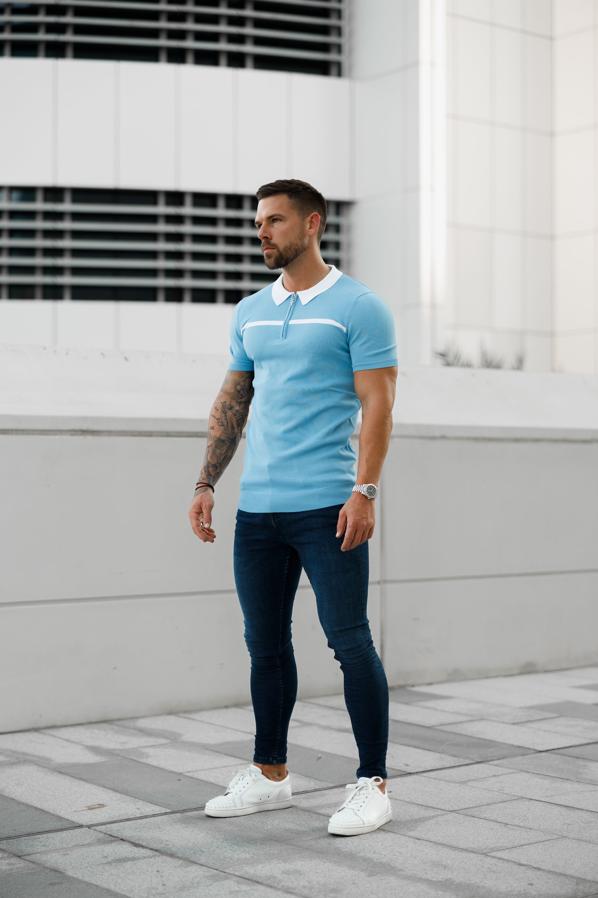 Ultra Stretch Navy Slim Jeans - FSJEAN001