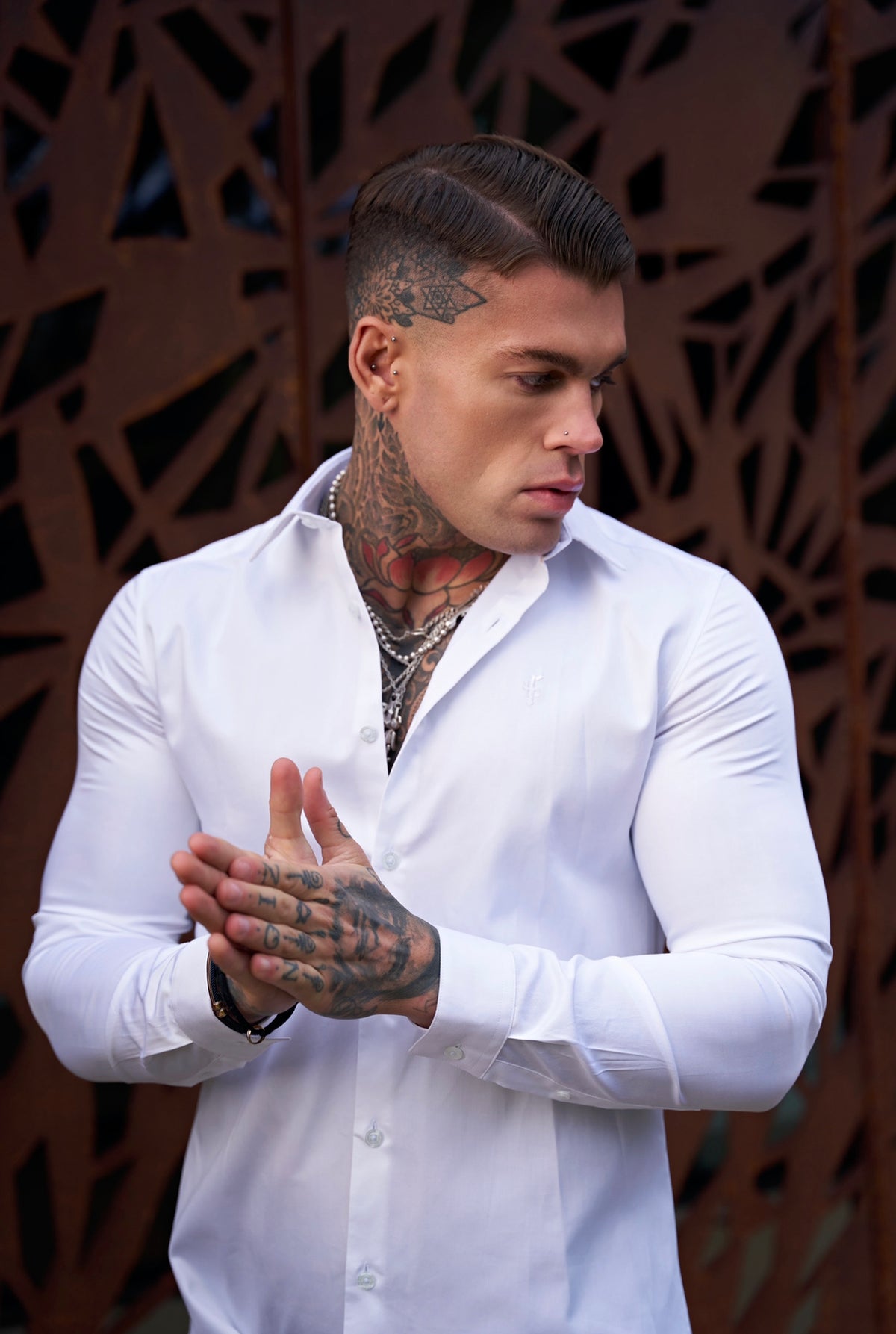 Classic White Luxe Egyptian Cotton Relaxed Fit- FSR194 (PRE ORDER 11TH OCTOBER)