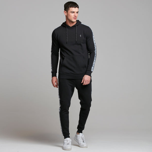 Father Sons Tapered Black Sweat Pants - FSM002 (LAST CHANCE)