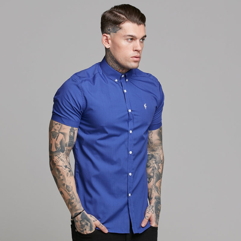 Father Sons Classic Indigo Blue Short Sleeve - FS241 (LAST CHANCE)