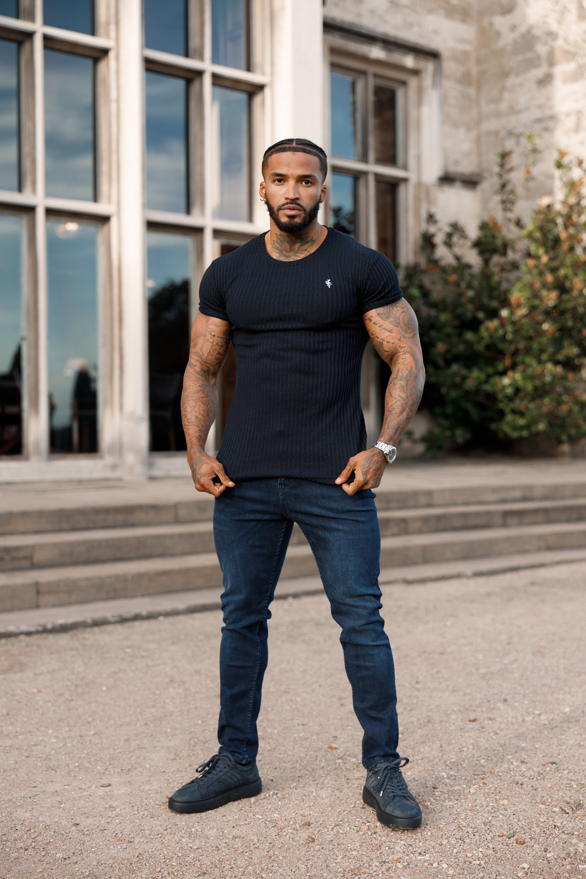 Ultra Stretch Navy Relaxed Jeans - FSJEAN002