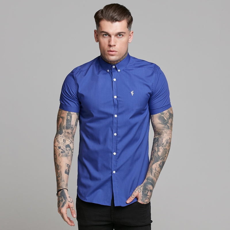 Father Sons Classic Indigo Blue Short Sleeve - FS241 (LAST CHANCE)