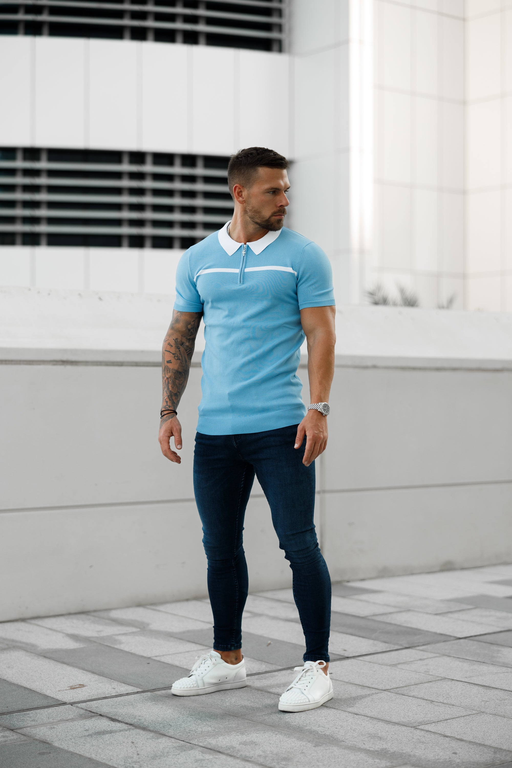Ultra Stretch Navy Slim Jeans - FSJEAN001