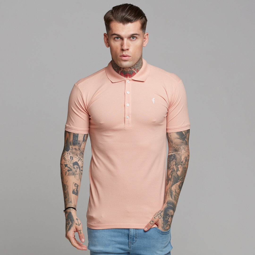 Classic Peach Polo Shirt - FSH244