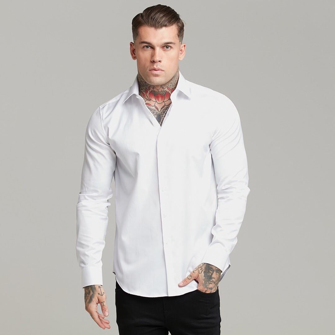 Classic White Twill Cutaway Collar - FS599