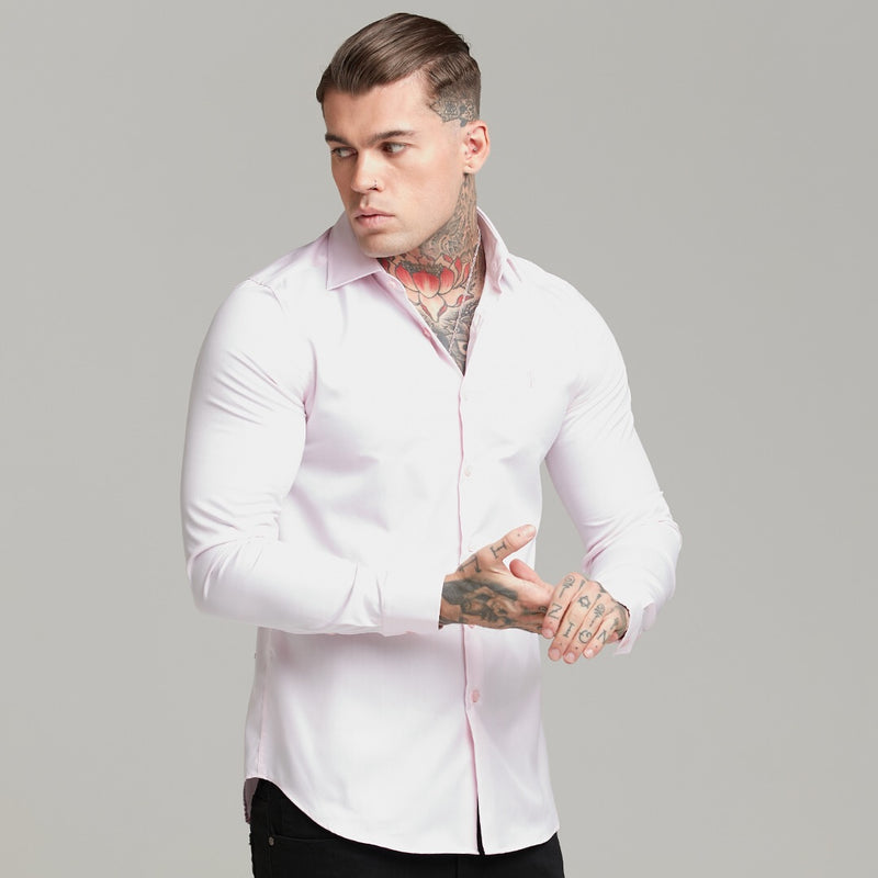 Father Sons Classic Pink Twill Cutaway Collar - FS600