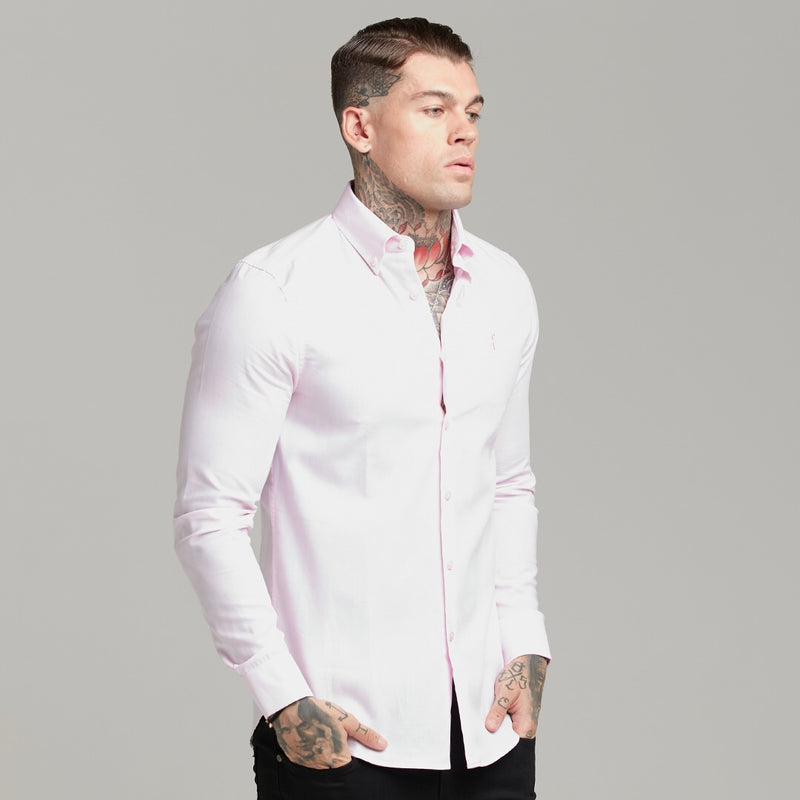 Father Sons Classic Pink Royal Oxford Luxe Button Down - FS609