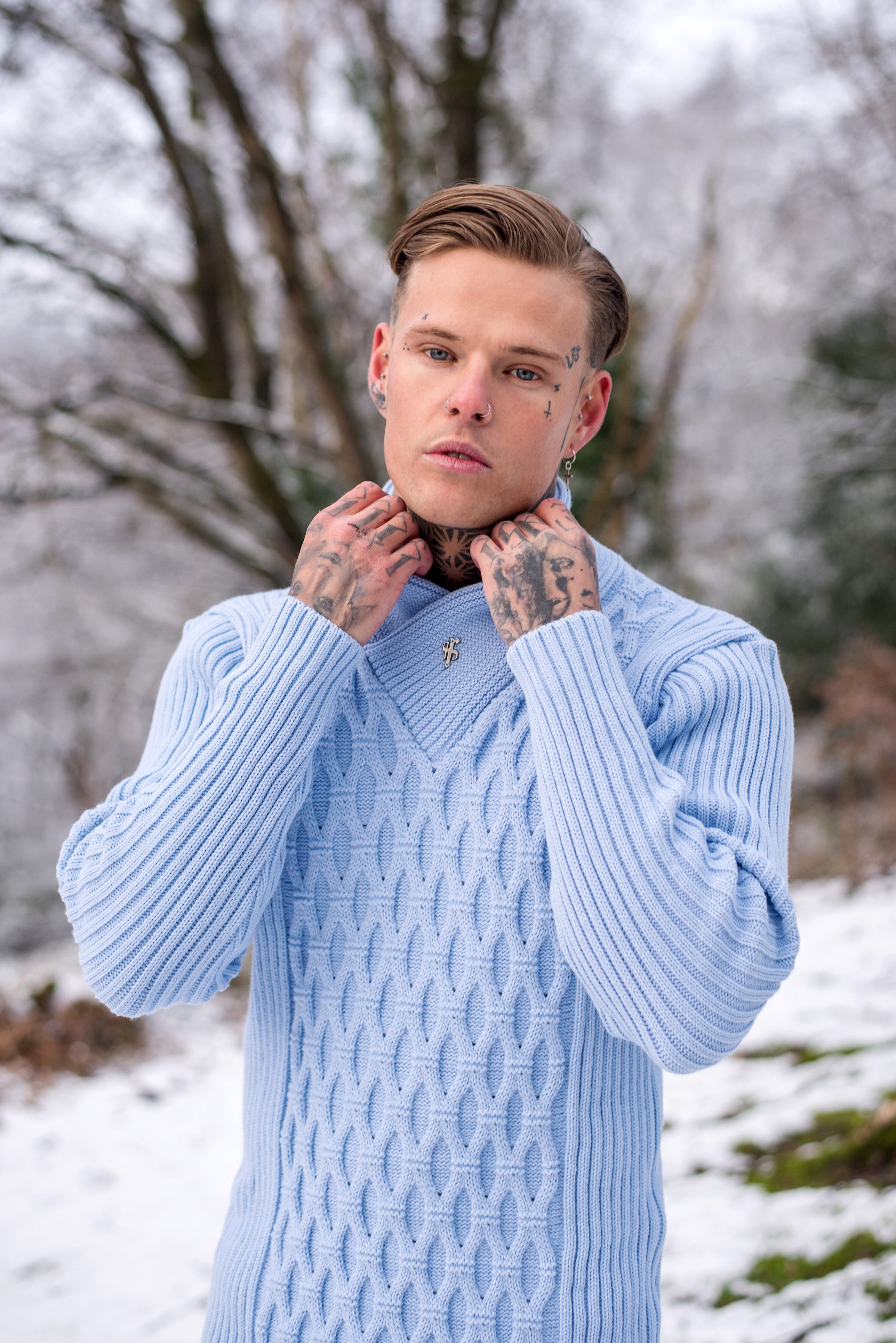 Chunky Cable Knit Beige Jumper