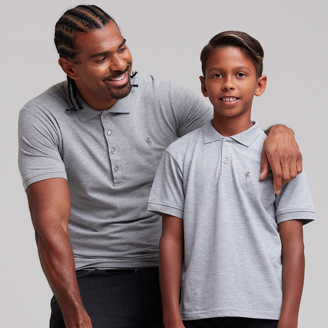 Boys Classic Grey Polo Shirt - FSB018 (LAST CHANCE)