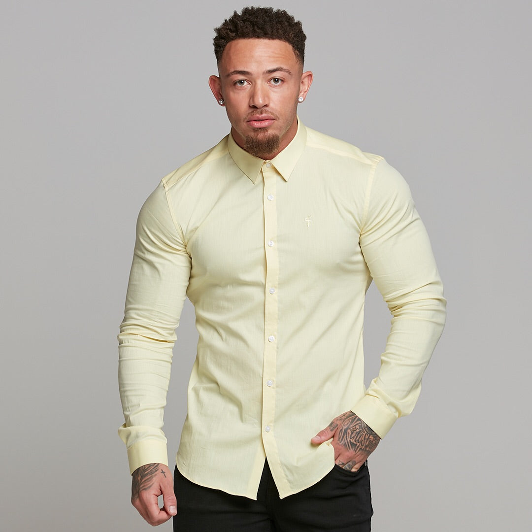 Super Slim Ultra Stretch Yellow Long Sleeve - FS475