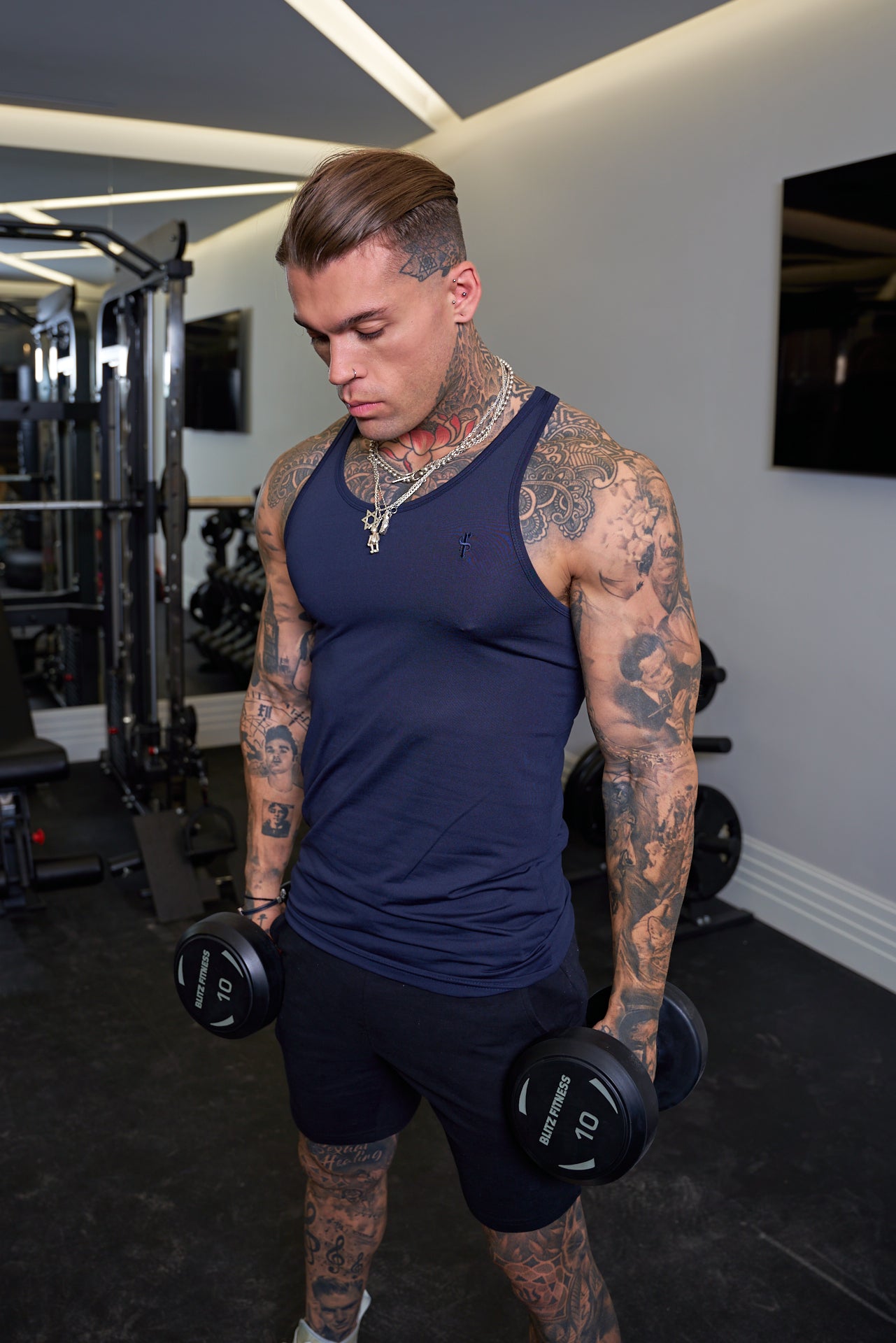 Navy Gym Vest - FSH685