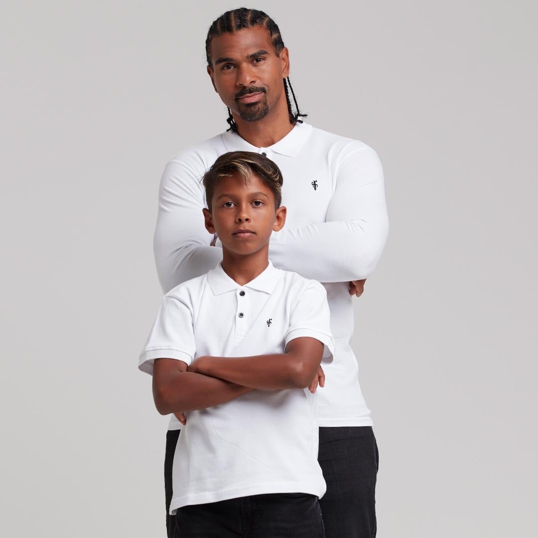 Boys Classic White Polo Shirt - FSB021 (LAST CHANCE)