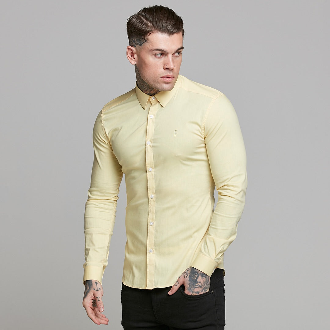 Super Slim Ultra Stretch Yellow Long Sleeve - FS475