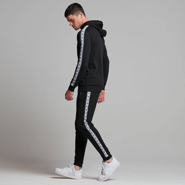 Father Sons Tapered Black Sweat Pants - FSM002 (LAST CHANCE)