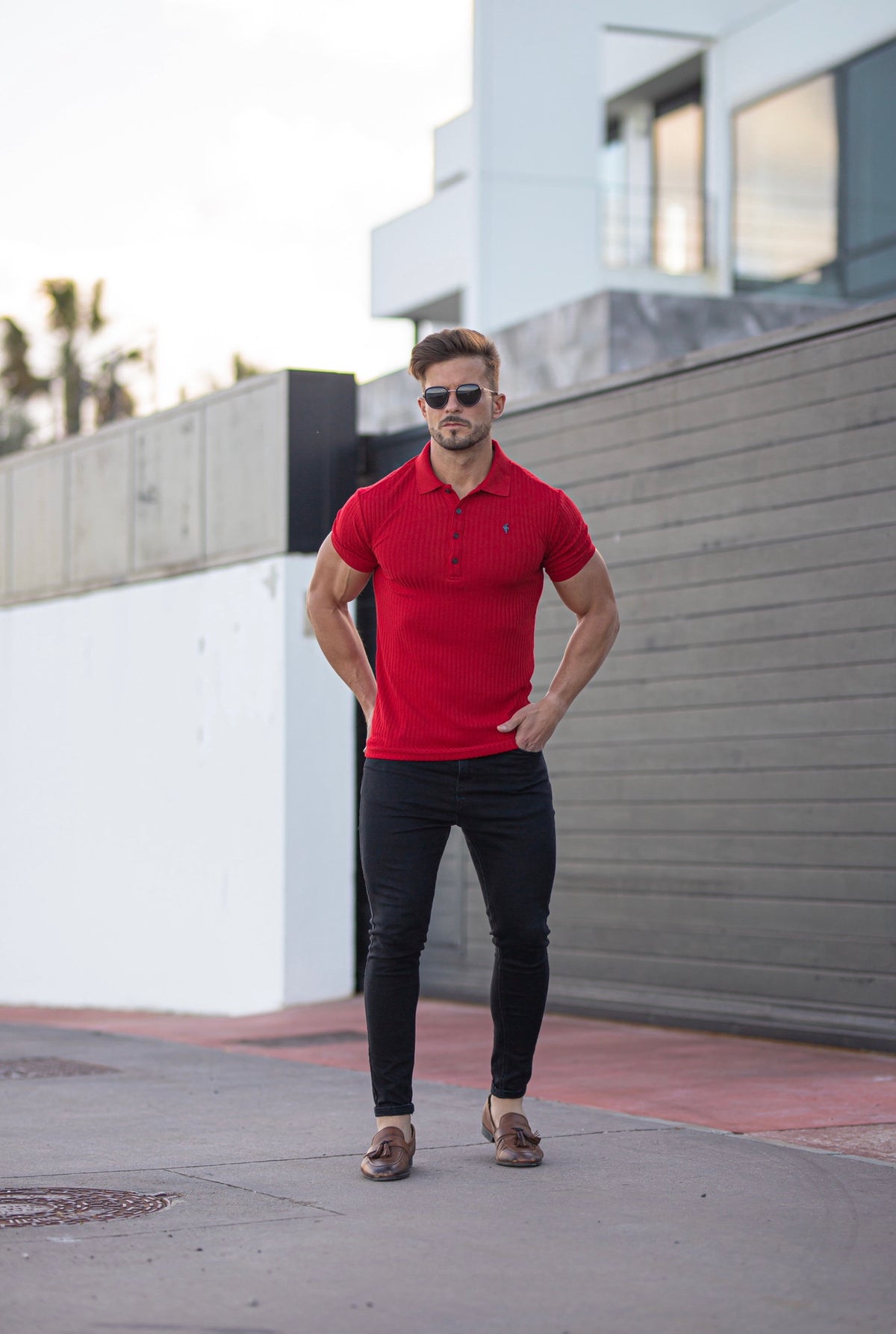 トップス NEIGHBORHOOD CLASSIC POLOSHIRT Performance Space Dyed Short Sleeve Polo Shirt - Bobby Jones