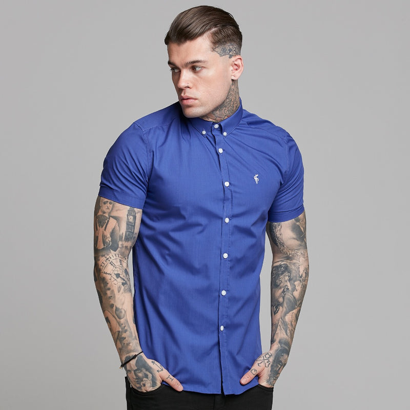 Father Sons Classic Indigo Blue Short Sleeve - FS241 (LAST CHANCE)