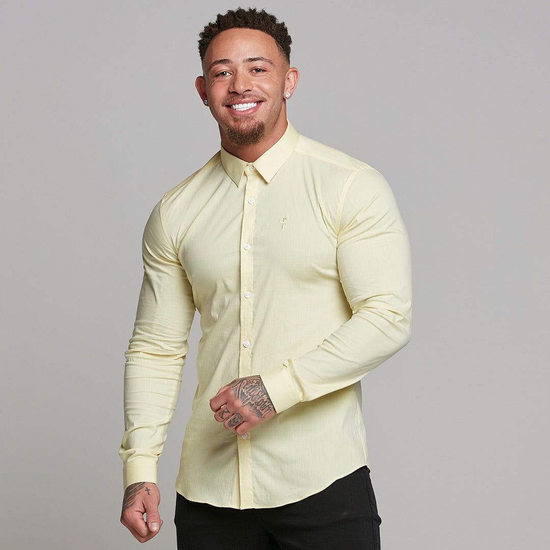 Super Slim Ultra Stretch Yellow Long Sleeve - FS475