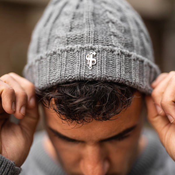 SINOON シヌーン Knit Bonnet Hat (gray) SINOON シヌーン Knit Bonnet Hat (gray) SINOON ｜시눈 공식