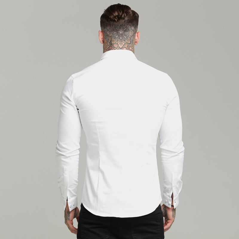 Father Sons Super Slim Stretch White Denim Long Sleeve - FS597