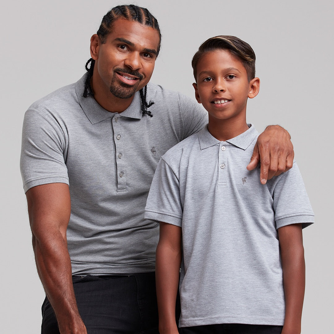 Boys Classic Grey Polo Shirt - FSB018 (LAST CHANCE)