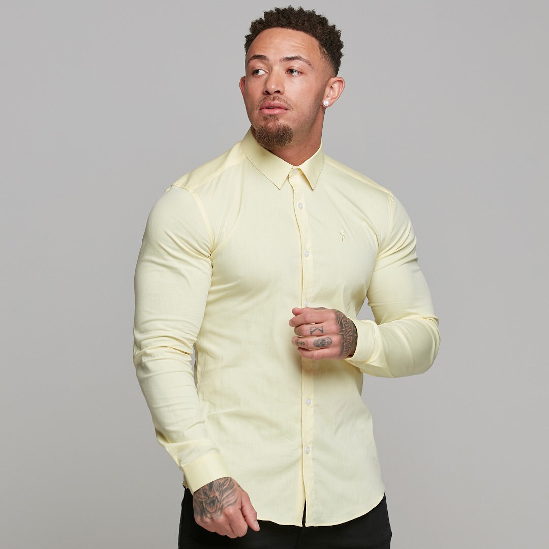Super Slim Ultra Stretch Yellow Long Sleeve - FS475