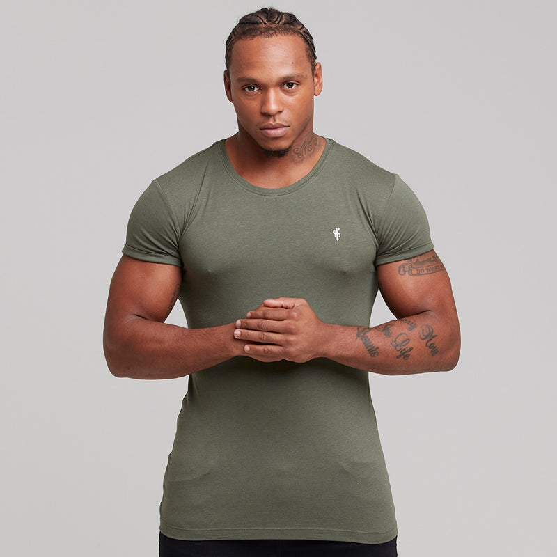 Father Sons Khaki Bamboo Crew - FSH223