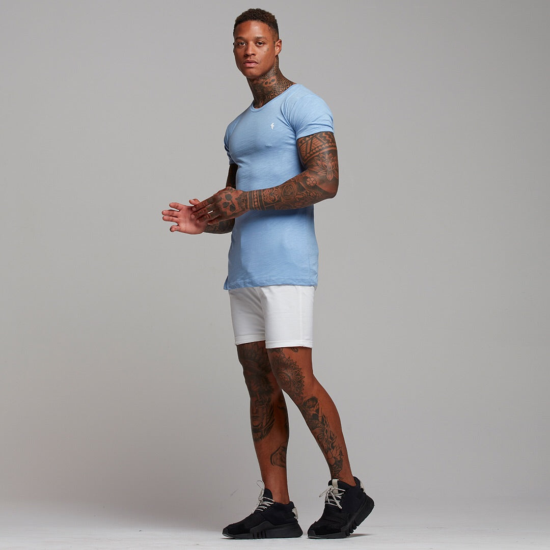 Light Blue Slub Crew - FSH051