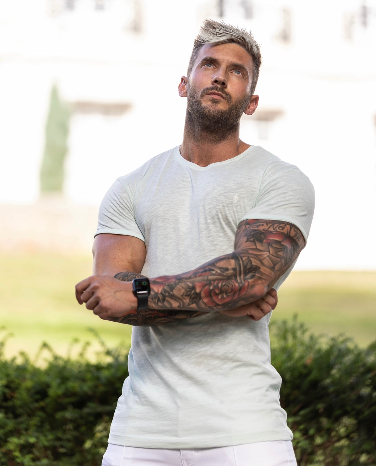 Mint Slub Crew Short Sleeve - FSH687