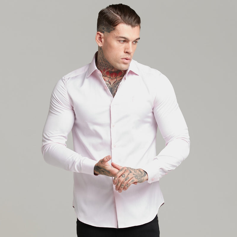 Father Sons Classic Pink Twill Cutaway Collar - FS600