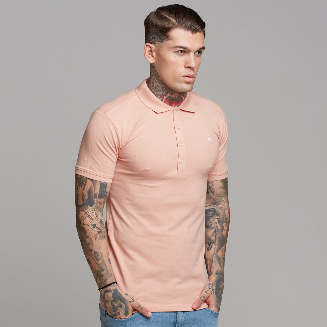 Classic Peach Polo Shirt - FSH244