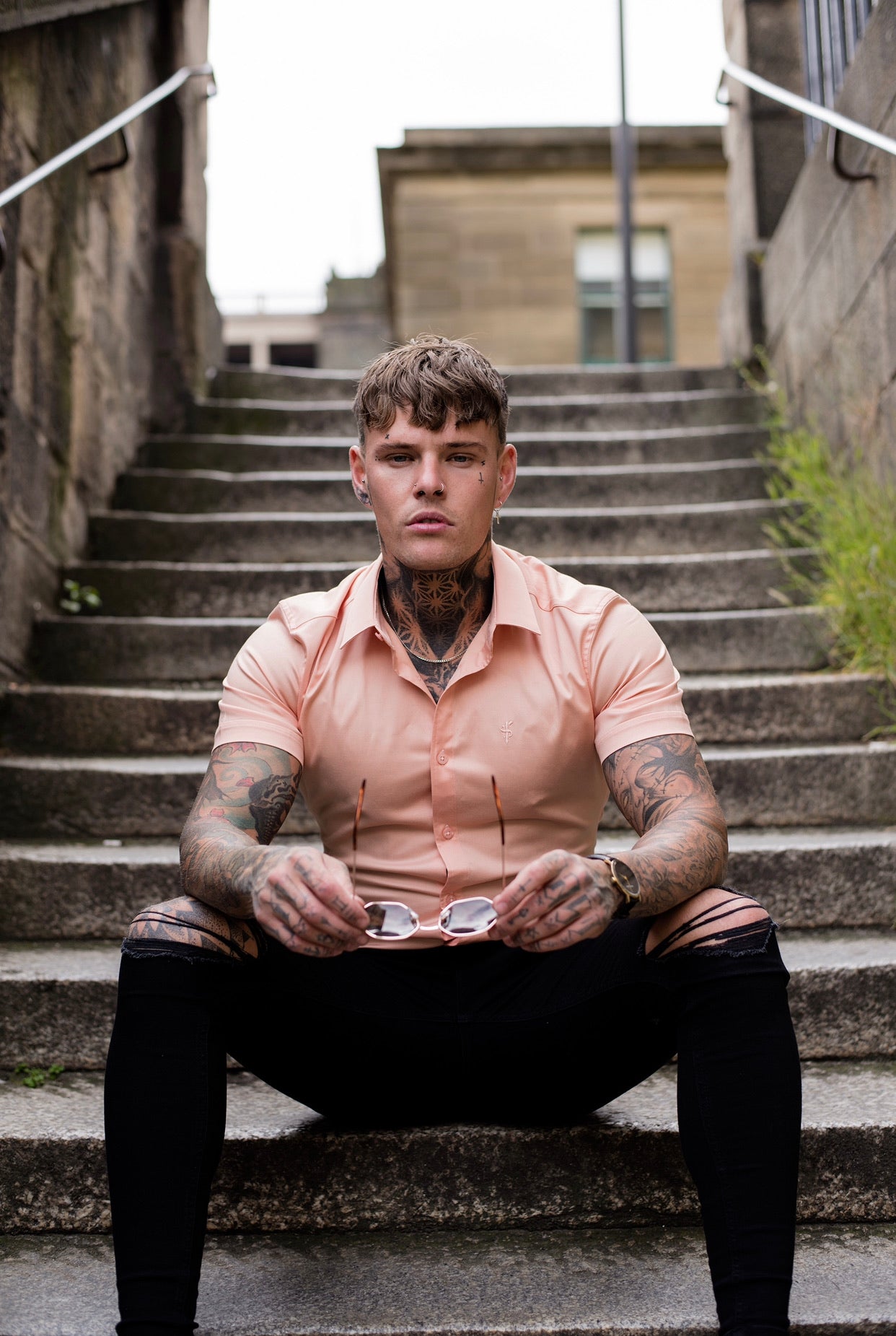 Super Slim Luxe Ultra Stretch Peach Short Sleeve -  FS382